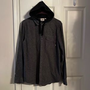 Vans hooded, long sleeve shirt